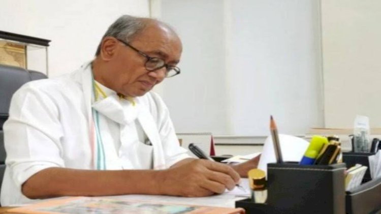 पूर्व सीएम दिग्विजय सिंह ने रेल मंत्री को पत्र लिखा,सोनी रेलवे स्टेशन का नाम 'दंदरौआ धाम' करने की मांग