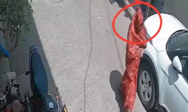 दिनदहाड़े 8 महीने के मासूम का अपहरण, किडनैपिंग करती संदिग्ध महिला CCTV में कैद