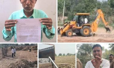 चकमार्ग विवाद में दलित किसान की खड़ी फसल पर बुलडोज़र, तहसीलदार पर पक्षपात का आरोप