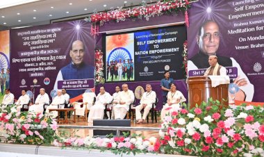 मेरी नजर में सैनिक और साधक एक समान हैं: रक्षा मंत्री राजनाथ सिंह,   ब्रह्मा कुमारीज राजयोग मेडिटेशन एवं सेना के साथ साइन किया एमओयू