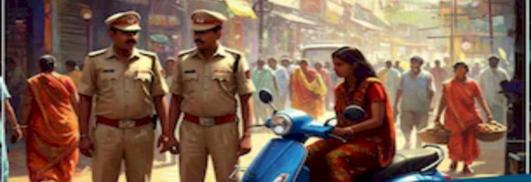 चेकिंग के दौरान पुलिसकर्मी ने महिला को जड़े थप्पड़, बैड टच भी किया,दोनों पक्षों पर केस