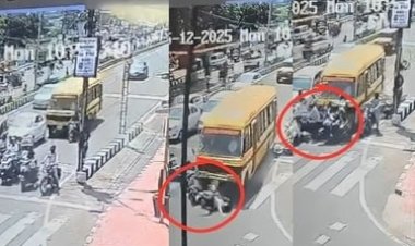 सिग्नल पर बस का ब्रेक फेल, लेडी डॉक्टर को कुचला मौत :भोपाल में 8 गाड़ियों को मारी टक्कर, 6 घायल