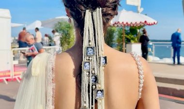 पर्ल परफेक्शन और पिक्चर परफेक्ट ट्रिब्यूट: कान्स में नितांशी गोयल ने बालों में सजाई मधुबाला, श्रीदेवी और रेखा की झलक