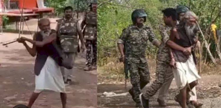 बुलडोजर ऐक्शन के दौरान पुलिस पर त्रिशूल से हमला, थाना प्रभारी घायल, अस्पताल में भर्ती