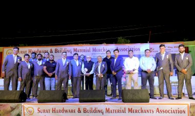 सूरत हार्डवेयर एवं बिल्डिंग मटेरियल मर्चेंट एसोसिएशन की 13वीं वार्षिक आम बैठक पृष्टि फार्म ग्राउंड में सम्पन्न