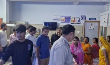 जिला अस्पताल में भर्ती मरीज ने खुद को मारी कैंची, फिर बिल्डिंग से कूदा, मौके पर मौत