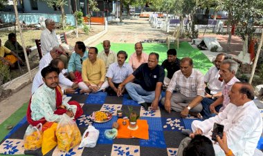 शांतिवन परिसर में विधायक निधि से बाउंड्रीवाल निर्माण का भूमिपूजन सम्पन्न