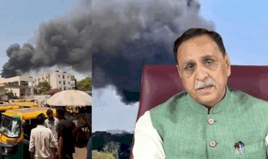 अहमदाबाद में एअर इंडिया का प्लेन क्रैश : लंदन जा रही फ्लाइट में गुजरात के पूर्व CM विजय रूपाणी समेत 242 यात्री सवार थे