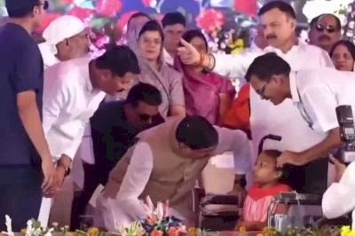 कुर्सी पर बैठते समय लड़खड़ाए सीएम मोहन यादव, साथियों ने गिरने से बचाया