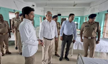 जिला कारागार का त्रैमासिक निरीक्षण,जिला जज की अगुवाई में बंदियों से उनकी परेशानियों को जाना जेल प्रशासन के जड़े पेंच