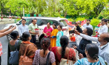 मंत्री बेबी रानी मौर्य ने योजनाओं की समीक्षा की, सम्भव अभियान रैली को दिखाई हरी झंडी