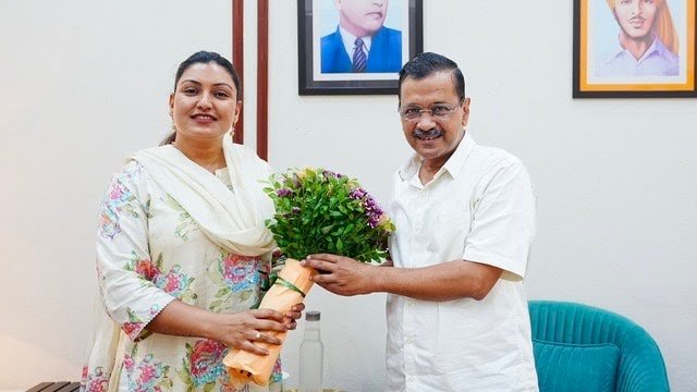 अनमोल गगन मान ने वापस लिया इस्तीफा, अरविंद केजरीवाल और अमन अरोड़ा ने मनाया