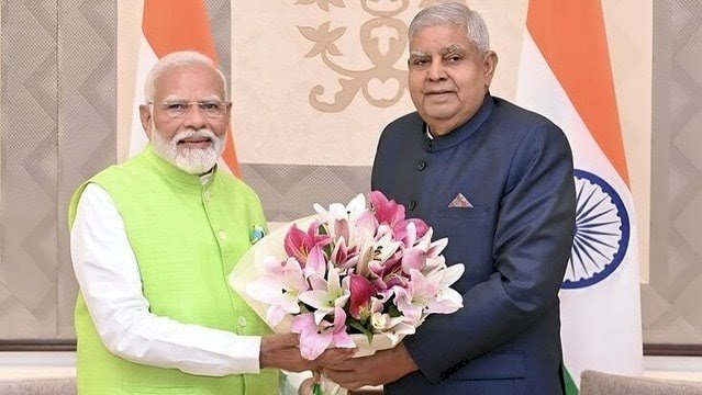 उपराष्ट्रपति जगदीप धनखड़ का इस्तीफा मंजूर; पीएम मोदी बोले- उत्तम स्वास्थ्य की कामना करता हूं
