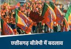 छत्तीसगढ़ BJP में फेरबदल, 4 उपाध्यक्ष, 3 महामंत्री, 8 मंत्री बने, विभा अवस्थी को महिला मोर्चा की कमान, जानें किसे मिली क्या जिम्मेदारी
