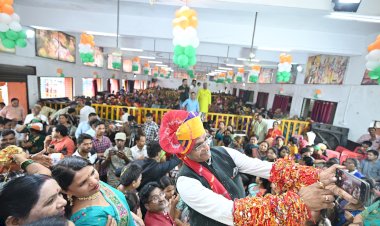 हिंदू बहन-बेटियों को लव जिहाद के षड्यंत्र और नशे के कुचक्र में नहीं फंसने देंगे – मंत्री सारंग,18,546 राखियों से बंधा भाईचारे का धागा, नरेला में गूंजा रक्षाबंधन महोत्सव