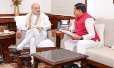 गृह मंत्री अमित शाह से मिले CM यादव, संसद में उनके साथ मंत्री विजय शाह भी दिखे,मुलाकात को लेकर राजनीतिक हलचल तेज