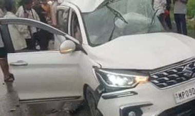 गाड़ी के उड़े परखच्चे, छह की मौत: इंदौर से घूमने निकले सात दोस्त, उज्जैन के बाद जा रहे थे जगन्नाथ पुरी