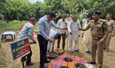 “एक पेड़ मां के नाम” अभियान के तहत जिलाधिकारी व पुलिस अधीक्षक ने किया हरिशंकरी पौधरोपण,   जनपद में 10 हजार से अधिक स्थलों पर लगाए गए हरिशंकरी पौधे