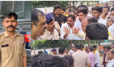 आरआई ने कुत्ते के लिए कॉन्स्टेबल को बेल्ट से पीटा, रात डेढ़ बजे घर बुलाया, गालियां दी और नौकरी से निकालने की काली धमकी दी