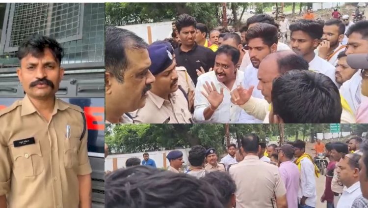 आरआई ने कुत्ते के लिए कॉन्स्टेबल को बेल्ट से पीटा, रात डेढ़ बजे घर बुलाया, गालियां दी और नौकरी से निकालने की काली धमकी दी
