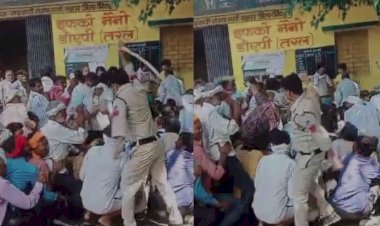 CM मोहन के सख्त आदेशों के बावजूद किसानों पर चला डंडा! भिंड में खाद की पर्ची के लिए लगी लाइन में लाठीचार्ज, चार किसान घायल… हवलदार लाइन अटैच