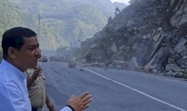 बाल-बाल बचे BJP सांसद अनिल बलूनी!सामने भरभराकर गिरा पहाड़, वीडियो शेयर कर बताई उत्तराखंड की आपदा