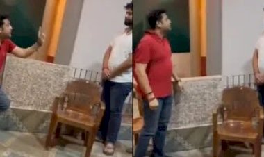 आधा भोपाल मेरे नाम से डरता है : पूर्व विधानसभा अध्यक्ष के बेटे की गुंडई, युवकों के साथ की पिटाई का वीडियो वायरल