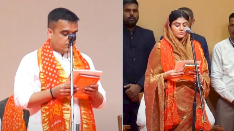 भूपेंद्र मंत्रिमंडल में बड़ा फेरबदल : छह मंत्री हुए रिपीट, रिवाबा जडेजा को मौका, डिप्टी सीएम बने हर्ष सांघवी