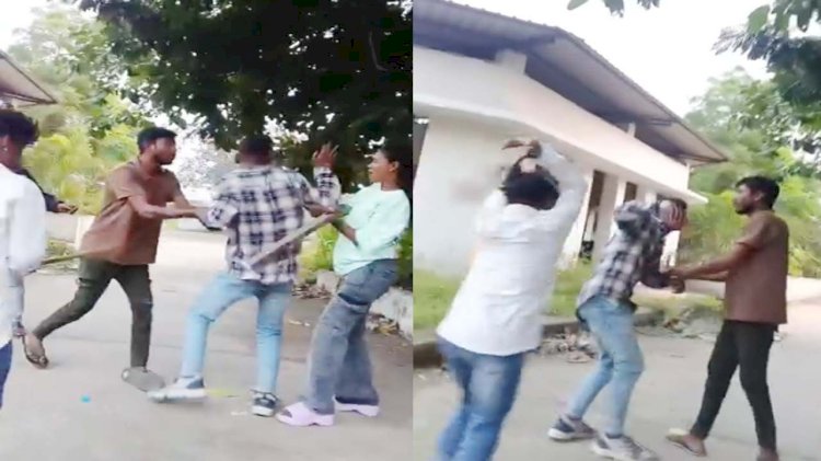 हिस्ट्रीशीटर बदमाश की गुंडागर्दी का वीडियो वायरल,पिस्टल दिखाकर युवक को पीटा, पत्नी के पैर चुमवाकर मंगवाई माफी