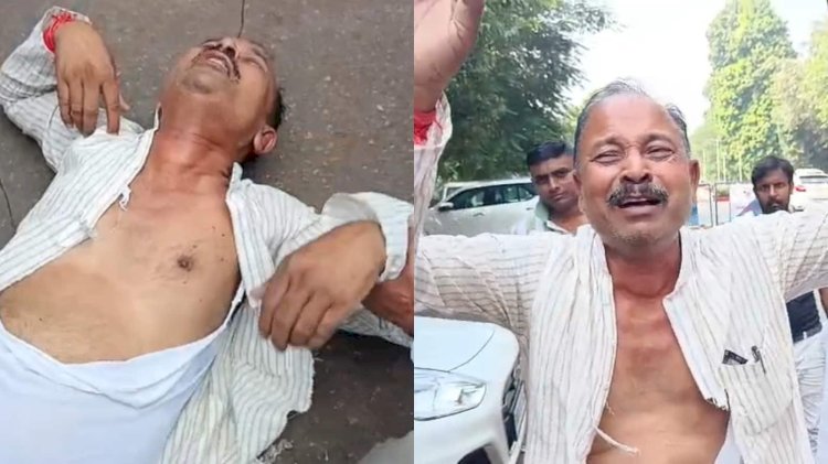 कुर्ता फाड़ के...लालू यादव के घर के सामने फूट-फूटकर रोने लगे पार्टी के नेता,दो करोड़ में टिकट देने का आरोप लगाया