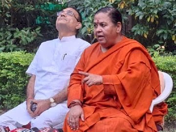 उमा भारती का बड़ा ऐलान - 2029 का चुनाव झांसी से ही लड़ूंगी:पूर्व मुख्यमंत्री ने कहा- 29 अक्टूबर को गो-संवर्धन अभियान का शुभारंभ करूंगी
