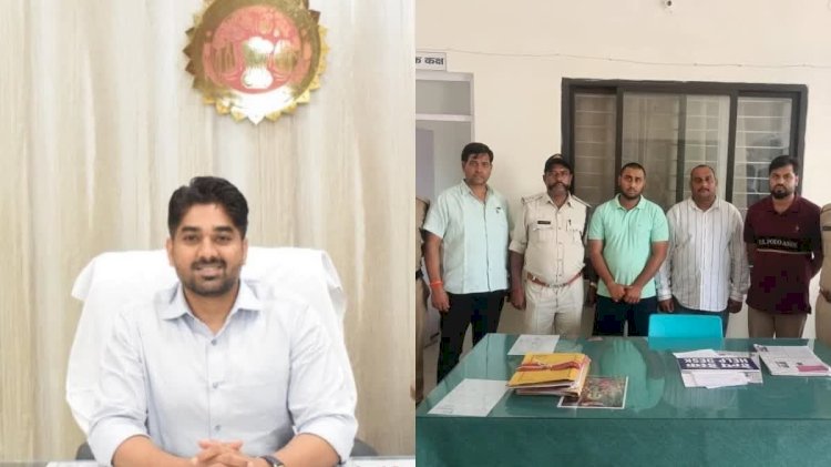 मुख्य सचिव बनकर की कलेक्टर को फर्जी कॉल:हैलो, मैं मुख्य सचिव बोल रहा हूं...ठगों ने कलेक्टर को फोन कर दिए निर्देश, बाप-बेटे समेत 3 गिरफ्तार