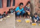 एमपी में रद्दी अखबार पर परोसा गया मिड-डे मील  कुप्रबंधन पर राहुल गांधी का हमला — बोले, “बच्चों की थाली तक लूट ली गई”