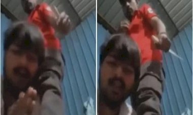 मध्य प्रदेश के युवक से गुजरात में चटवाए तलवे, सूरत में धमकाए गए शख्स का नया वीडियो:बोला- मेरे साथ मारपीट हुई, पुलिस और एक परिचित ने बचाया; अब सकुशल घर आ रहा