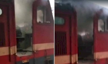 रीवा-भोपाल सुपरफास्ट के इंजन में लगी आग: इटारसी स्टेशन पर मची अफरा-तफरी, रेलवे के अधिकारियों ने साधी चुप्पी
