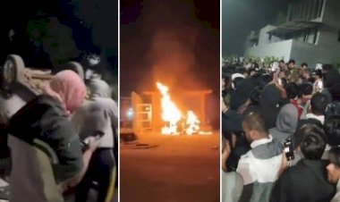 VIT यूनिवर्सिटी में भड़का छात्रों का गुस्सा, कैंपस के वाहनों में लगाई आग , बस-एंबुलेंस सब आग के हवाले; पुलिस बल तैनात