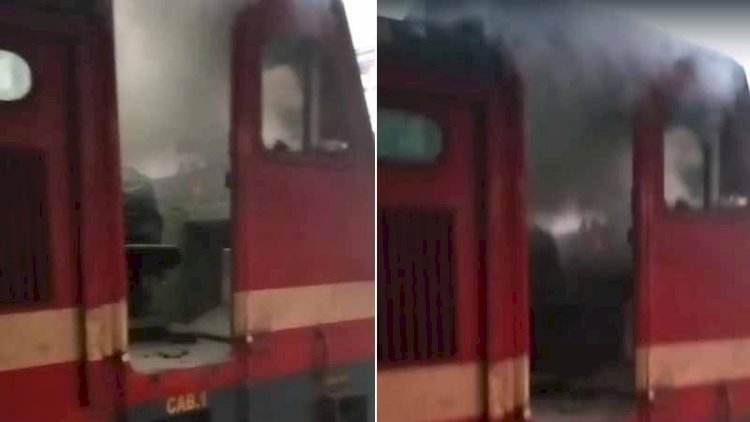 रीवा-भोपाल सुपरफास्ट के इंजन में लगी आग: इटारसी स्टेशन पर मची अफरा-तफरी, रेलवे के अधिकारियों ने साधी चुप्पी