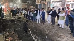 विधायक ने मजदूर को मारा थप्पड़,नाला निर्माण में लापरवाही पर भड़के,विवादित बयानों के चलते सुर्खियों में रहे हैं चंद्रशेखर