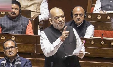 अमित शाह बोले-वंदे मातरम् का विरोध गांधी परिवार के खून में :संसद में कांग्रेस पर जमकर बरसे  शाह,चर्चा को बंगाल चुनाव से जोड़ कर देखना गलत