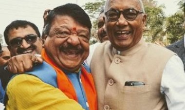 मंत्री कैलाश विजयवर्गीय ने दिग्विजय सिंह को कहा ‘ सरदार पटेल,एक तस्वीर के साथ पोस्ट, BJP के दिग्गजों का कांग्रेस नेता के लिए बदला नजरिया