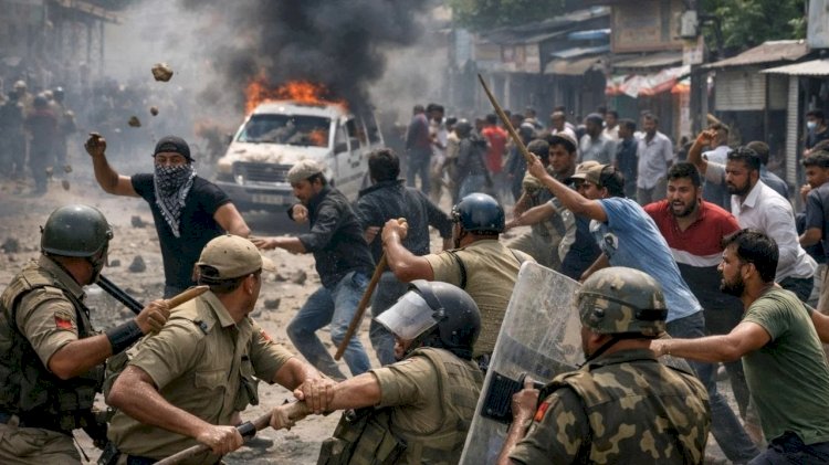 पहलगाम आतंकी हमले के समर्थक को छुड़ा ले गए 'बांग्लादेशी,भीड़ ने पुलिसकर्मियों पर किया हमला