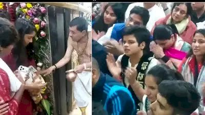 भारतीय महिला क्रिकेट टीम ने महाकालेश्वर मंदिर में भस्म आरती में भाग लेकर नए साल की आध्यात्मिक शुरुआत की