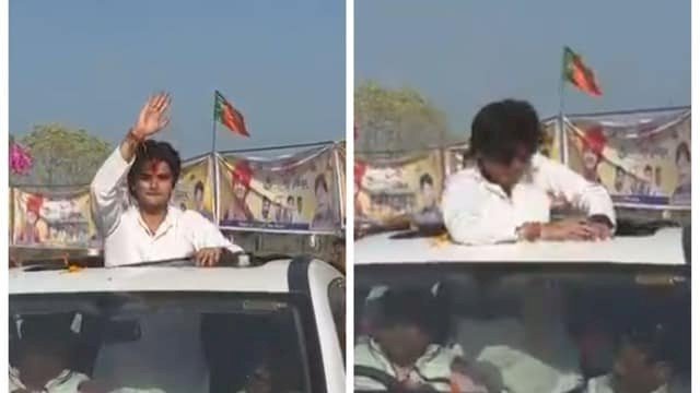 महाआर्यमन सिंधिया का दौरा रद्द, दिल्ली रवाना:रोड शो के दौरान हुए चोटिल, गाड़ी में अचानक ब्रेक लगने से हुआ हादसा