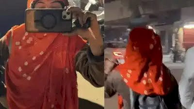 युवती का हाई-वोल्टेज ड्रामा:सड़क हादसे के बाद हंगामा , खुद को पत्रकार बताकर पुलिस से भिड़ी, अब केस दर्ज