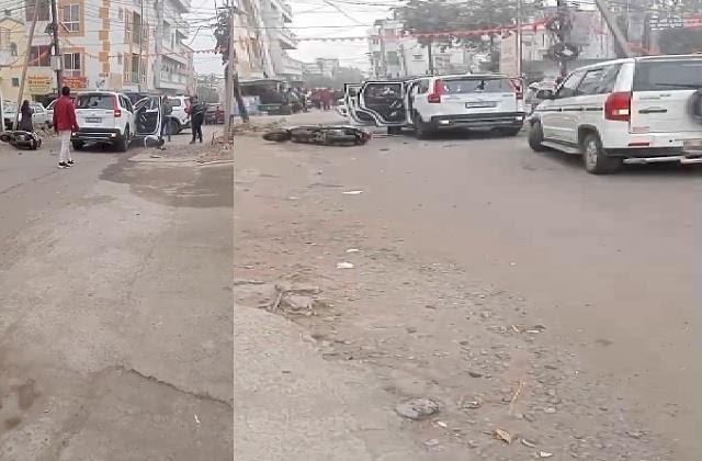 हिस्ट्रीशीटर को कार से बाहर खींचा, सब्बल-हथौड़े से हाथ-पैर तोड़े:आधा दर्जन नकाबपोश बदमाशों ने युवक को किया अधमरा, गाड़ी भी फोड़ी