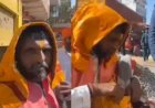 साधुओं को पीटा, बाल खींचे-जमीन पर पटका,भीख मांग रहे दो साधुओं से पहले मांगा हिंदू होने का सबूत, फिर जमकर की पिटाई-वीडियो वायरल