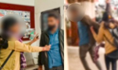 प्रेमी का कॉलर पकड़कर खींचते हुए एएसपी के केबिन में पहुंची युवती, ऑफिस से बाहर किया हंगामा; कहा- मुझे नजरअंदाज कर दूसरी लड़की से कर रहा है बात