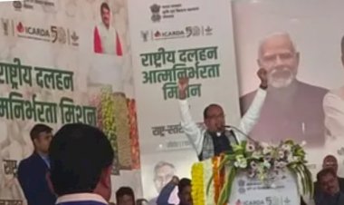 शिवराज सिंह चौहान का बड़ा ऐलान:किसानों को ‘आदर्श खेती’ के लिए मिलेंगे 10 हजार रूपये, दाल उत्पादन में आत्मनिर्भर होगा भारत