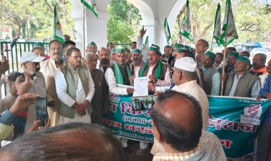 भारत अमेरिका व्यापार समझौता के खिलाफ भारतीय किसान यूनियन का जोरदार प्रदर्शन, डील रद्द करने की राष्ट्रपति से की मांग