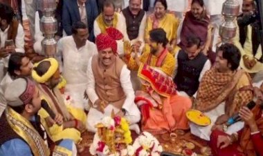 CM मोहन यादव ने निभाई हल्दी की रस्म, धीरेंद्र कृष्ण शास्त्री संग की महोत्सव की शुरुआत: बागेश्वर धाम में 300 बेटियों का सामूहिक विवाह